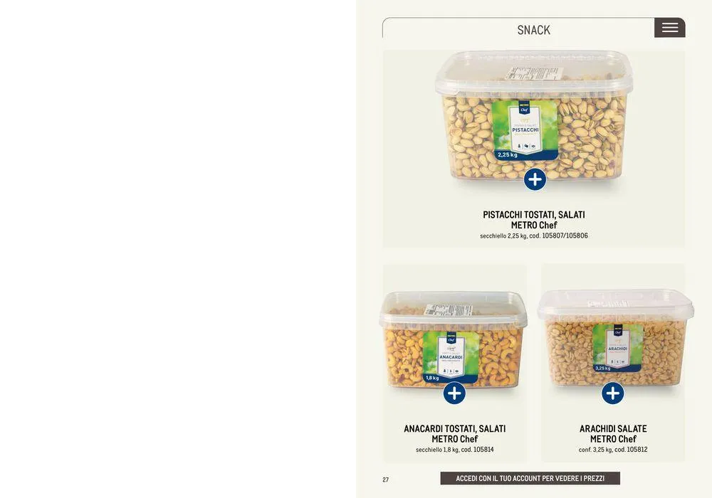 Catalogo aperitivo 2024 beverage da 20 maggio a 31 marzo di 2025 - Pagina del volantino 27