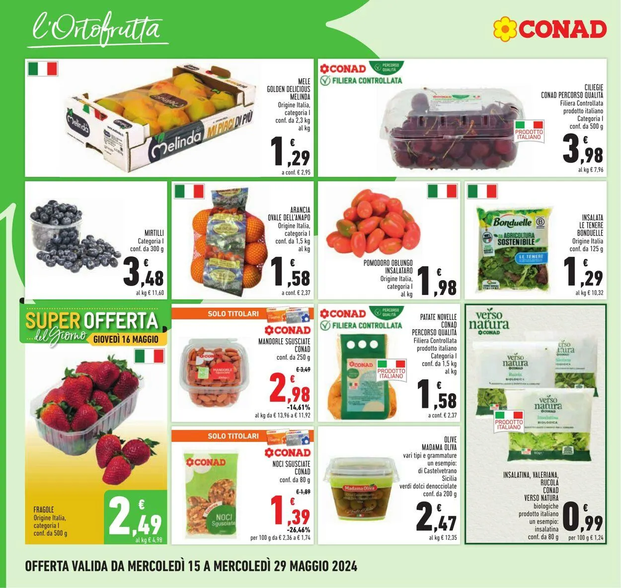 Conad - Roma Volantino attuale da 15 maggio a 29 maggio di 2024 - Pagina del volantino 8