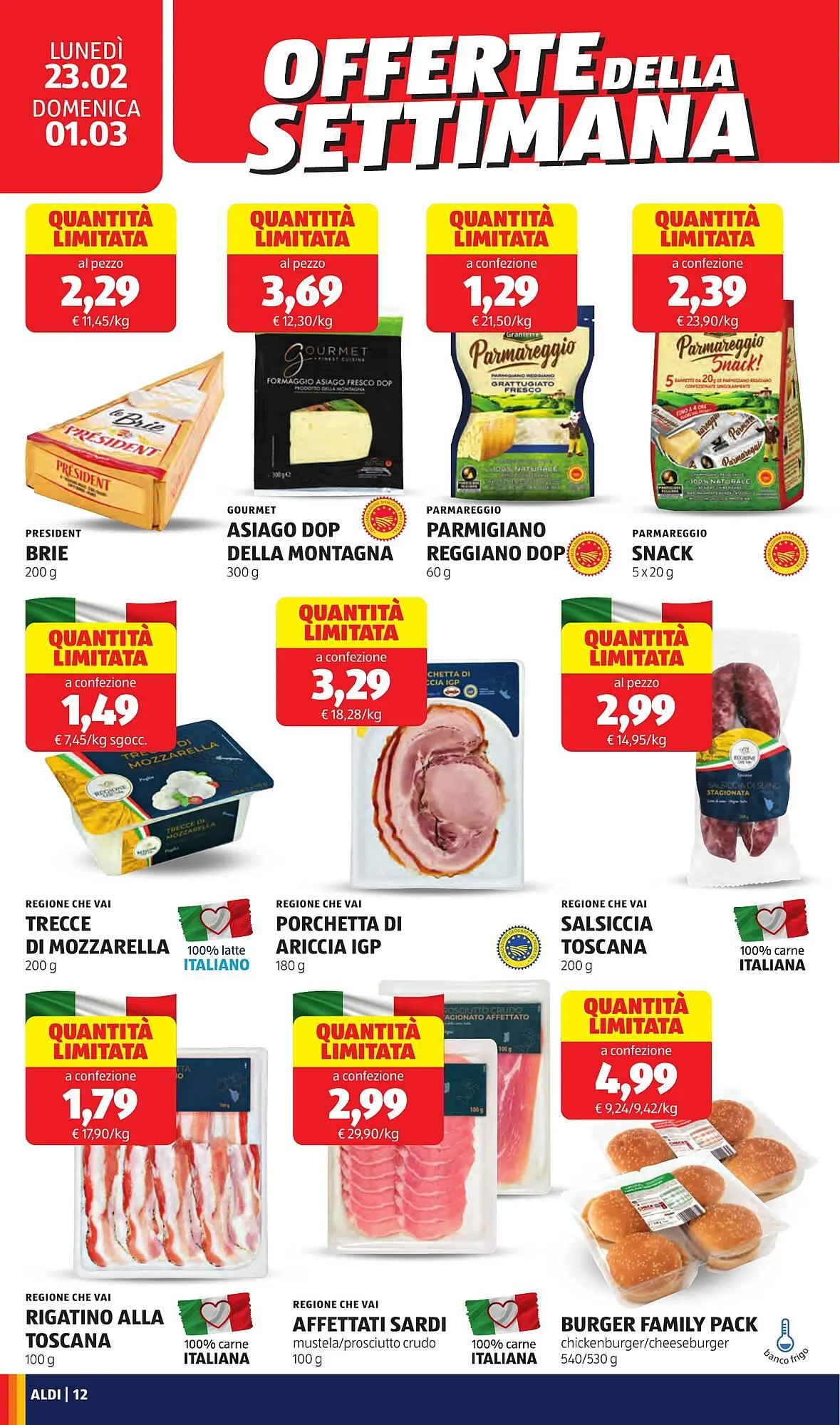 Volantino ALDI da 23 febbraio a 1 marzo di 2026 - Pagina del volantino 12
