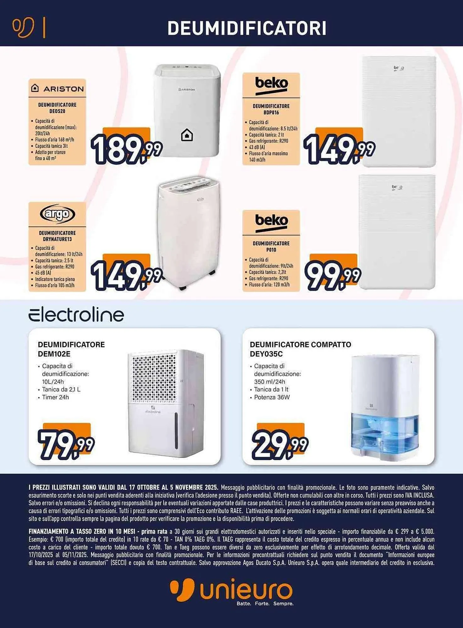 Volantino Unieuro da 17 ottobre a 5 novembre di 2025 - Pagina del volantino 16