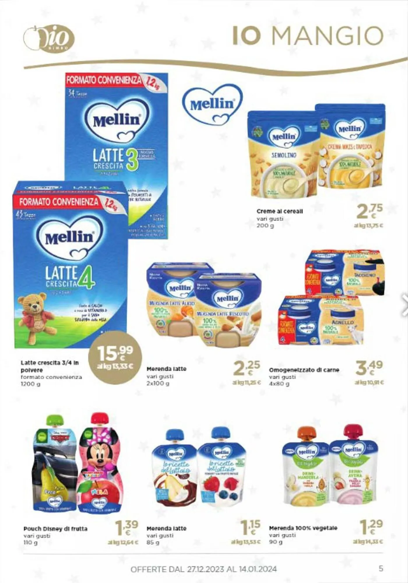 Volantino Io Bimbo da 27 dicembre a 14 gennaio di 2024 - Pagina del volantino 5