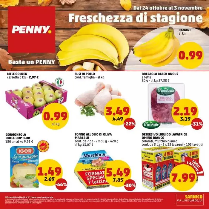 Freschezza di stagione da 24 ottobre a 3 novembre di 2024 - Pagina del volantino 1