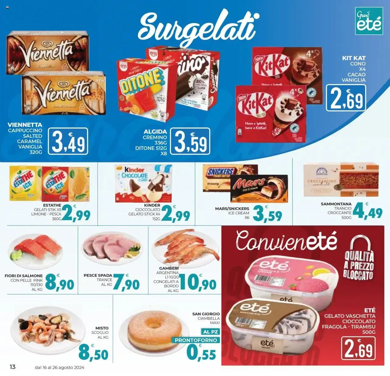 Volantino Eté - Grandeté da 16 agosto a 26 agosto di 2024 - Pagina del volantino 13