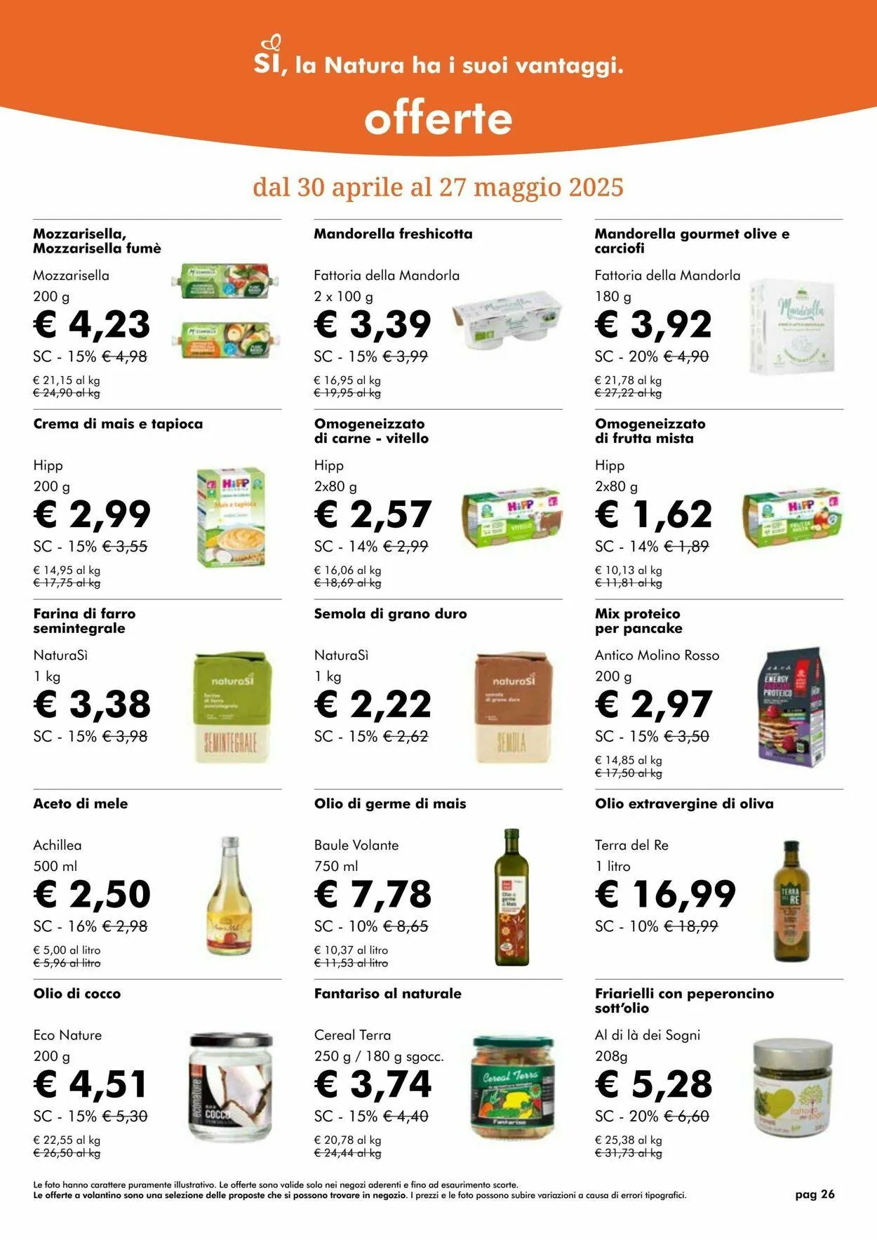 Natura Sì Volantino attuale da 27 maggio a 10 giugno di 2025 - Pagina del volantino 26