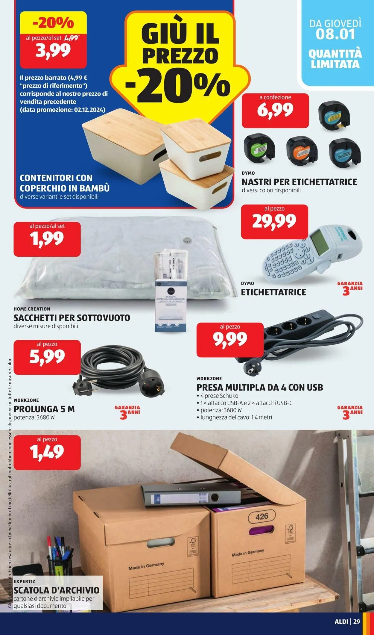 Aldi Volantino attuale da 5 gennaio a 11 gennaio di 2026 - Pagina del volantino 29