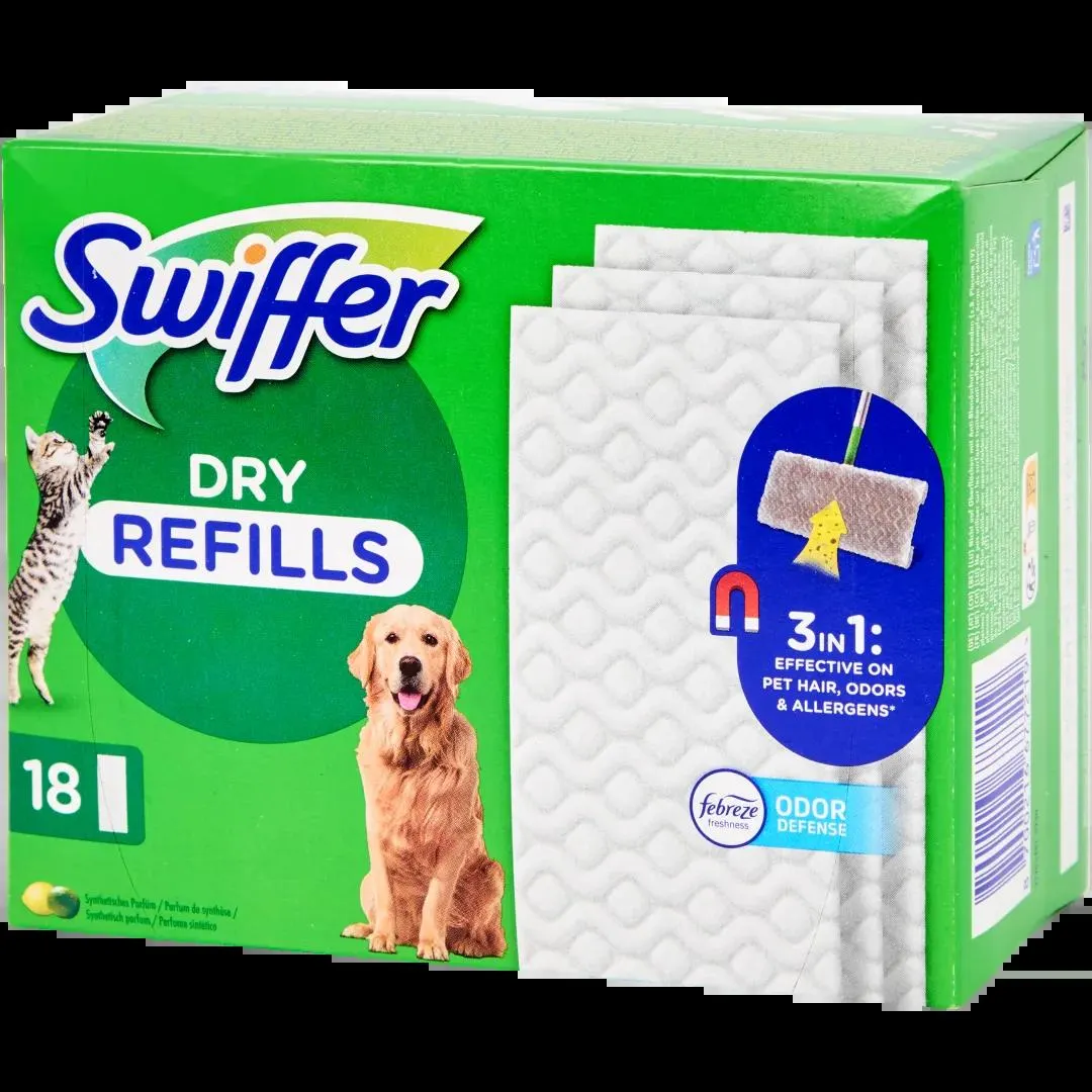 Ricarica panni cattura polvere asciutti Swiffer