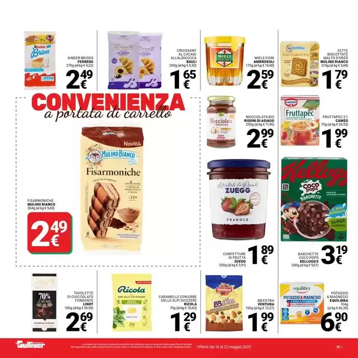 Convenienza a portata di carrello da 13 maggio a 22 maggio di 2025 - Pagina del volantino 15