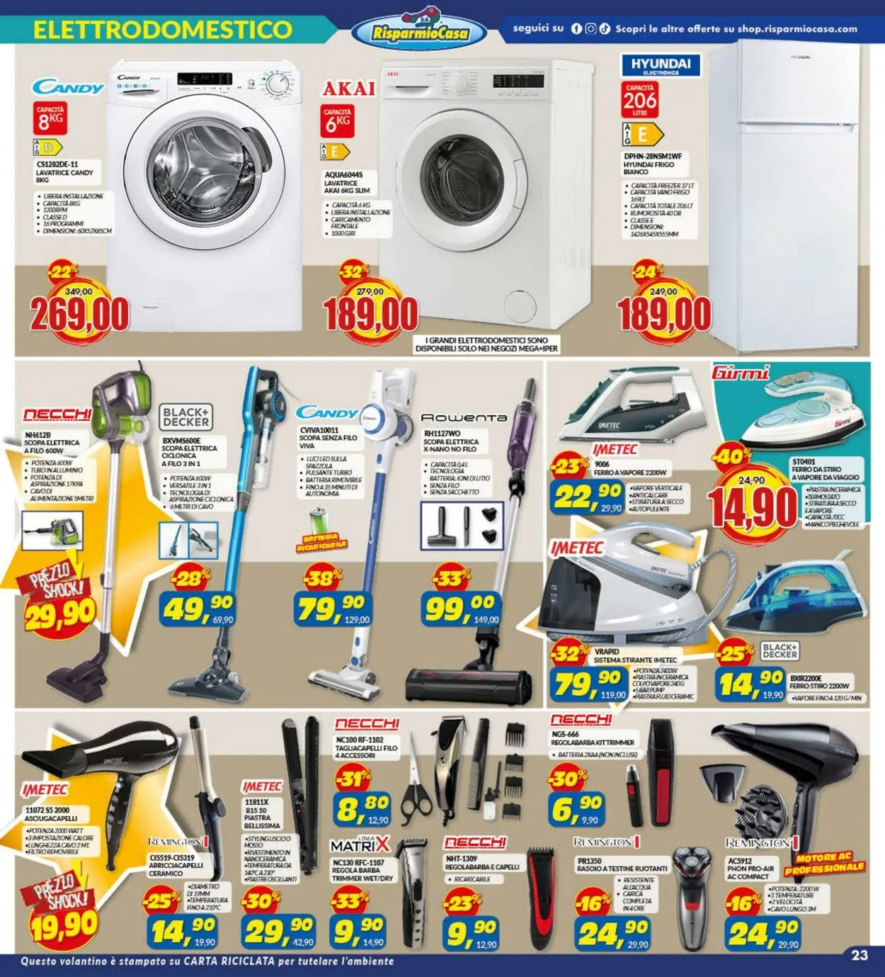 Risparmio Casa Volantino attuale da 22 aprile a 28 aprile di 2024 - Pagina del volantino 23