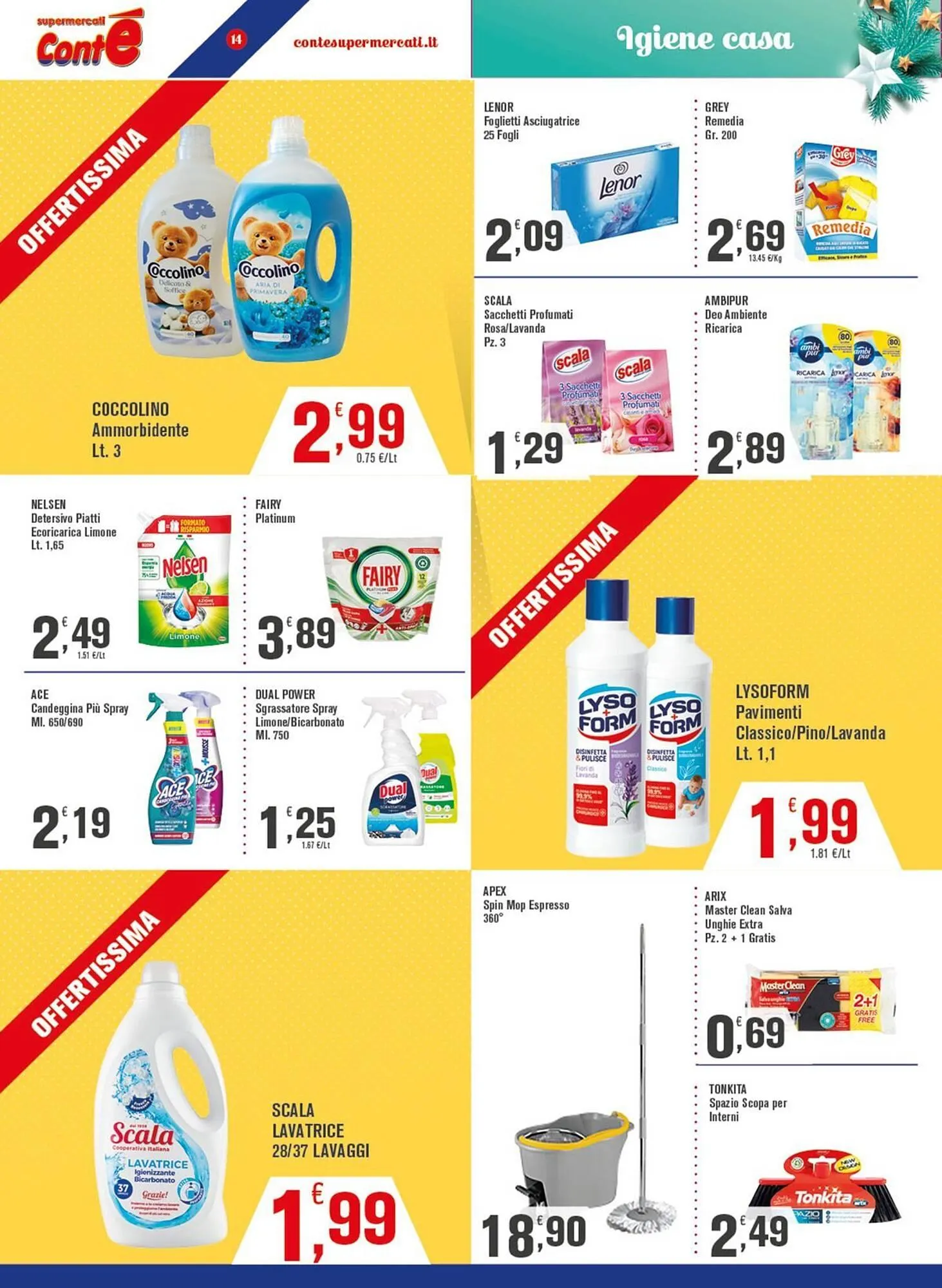 Volantino Conté Supermercati da 4 dicembre a 14 dicembre di 2025 - Pagina del volantino 14
