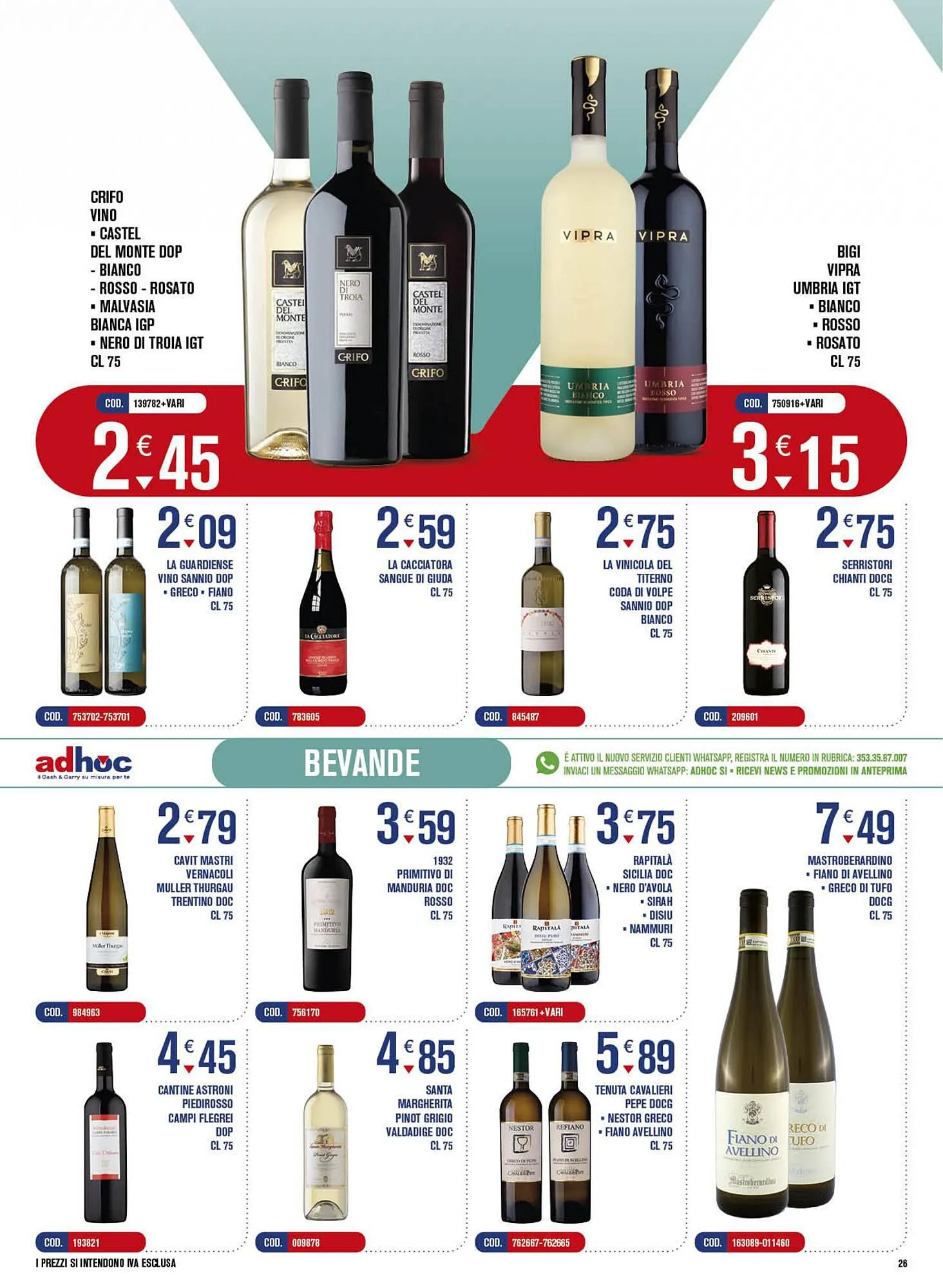 Volantino Adhoc da 9 ottobre a 22 ottobre di 2023 - Pagina del volantino 26