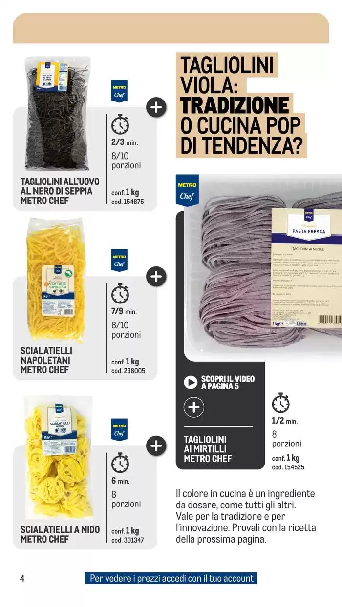 Catalogo pasta fresca da 2 ottobre a 30 settembre di 2025 - Pagina del volantino 4