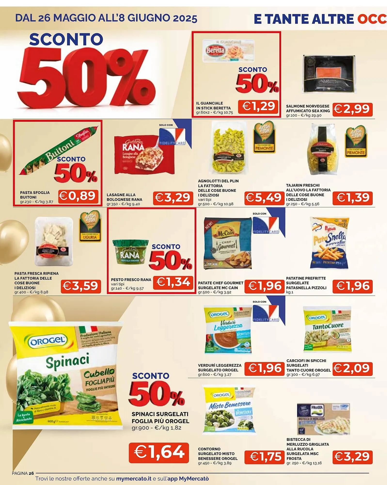 Volantino Mercatò Local da 26 maggio a 22 giugno di 2025 - Pagina del volantino 26