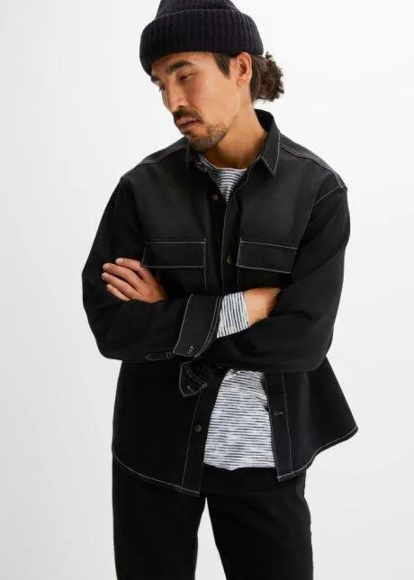 Camicia in jeans, loose fit