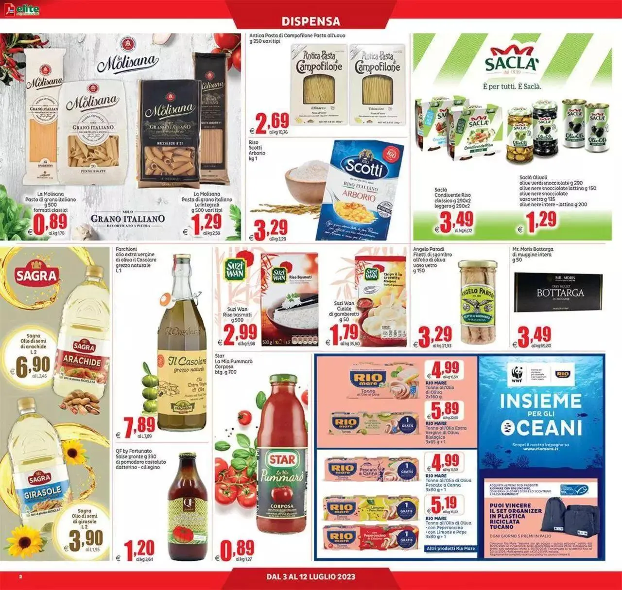 Volantino Elite Supermercati da 3 luglio a 12 luglio di 2023 - Pagina del volantino 2