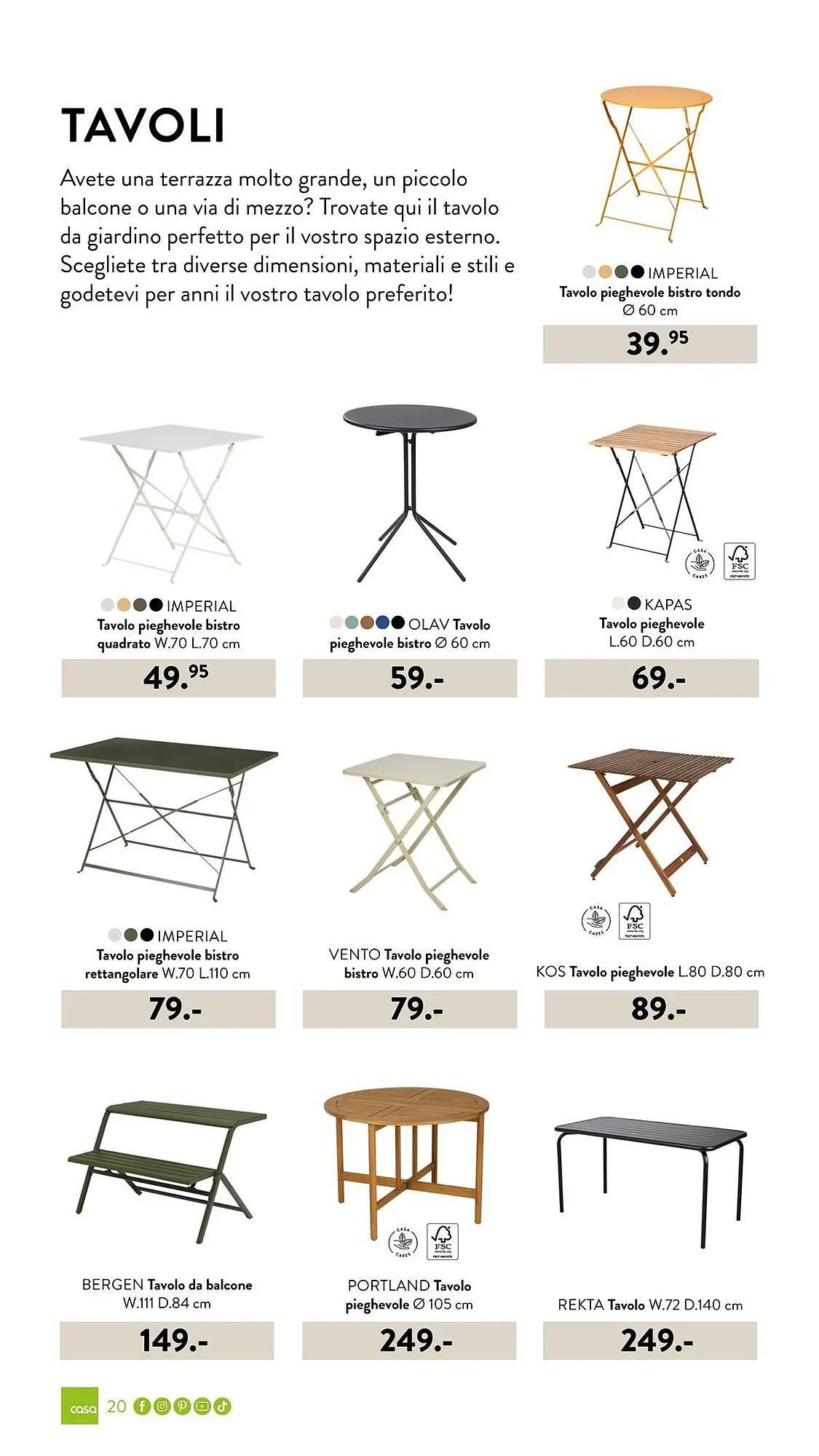 Volantino Casa da 3 marzo a 30 settembre di 2025 - Pagina del volantino 20