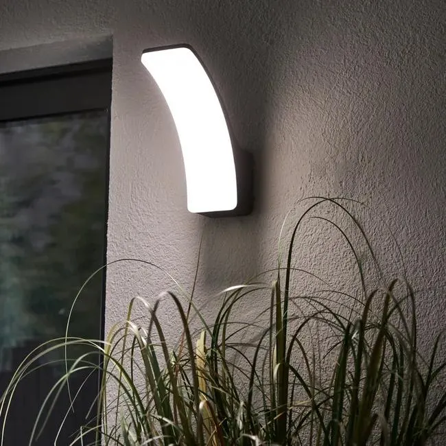 Applique LED moderno da esterno LAKKO grigio IP44, luce bianco naturale 1500 lumen, INSPIRE