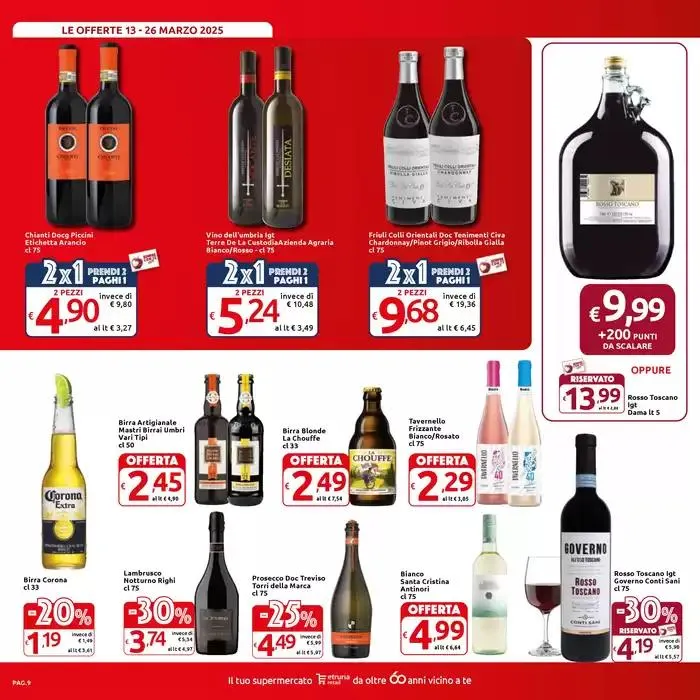 Prendi 2 paghi 1 da 13 marzo a 26 marzo di 2025 - Pagina del volantino 9