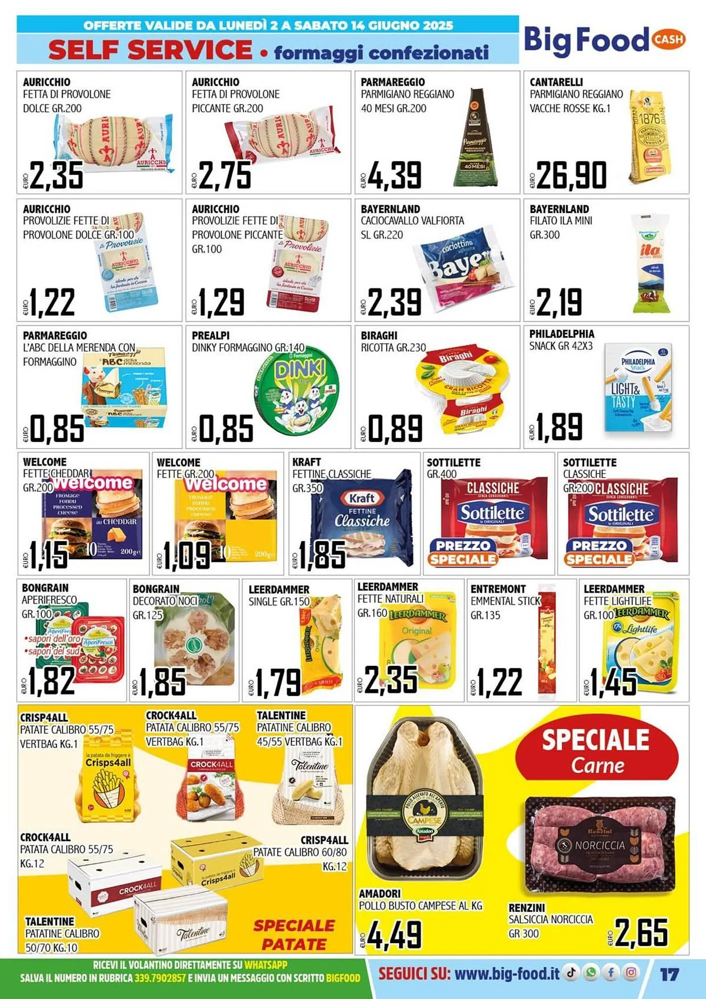 Volantino Big Food da 2 giugno a 14 giugno di 2025 - Pagina del volantino 17