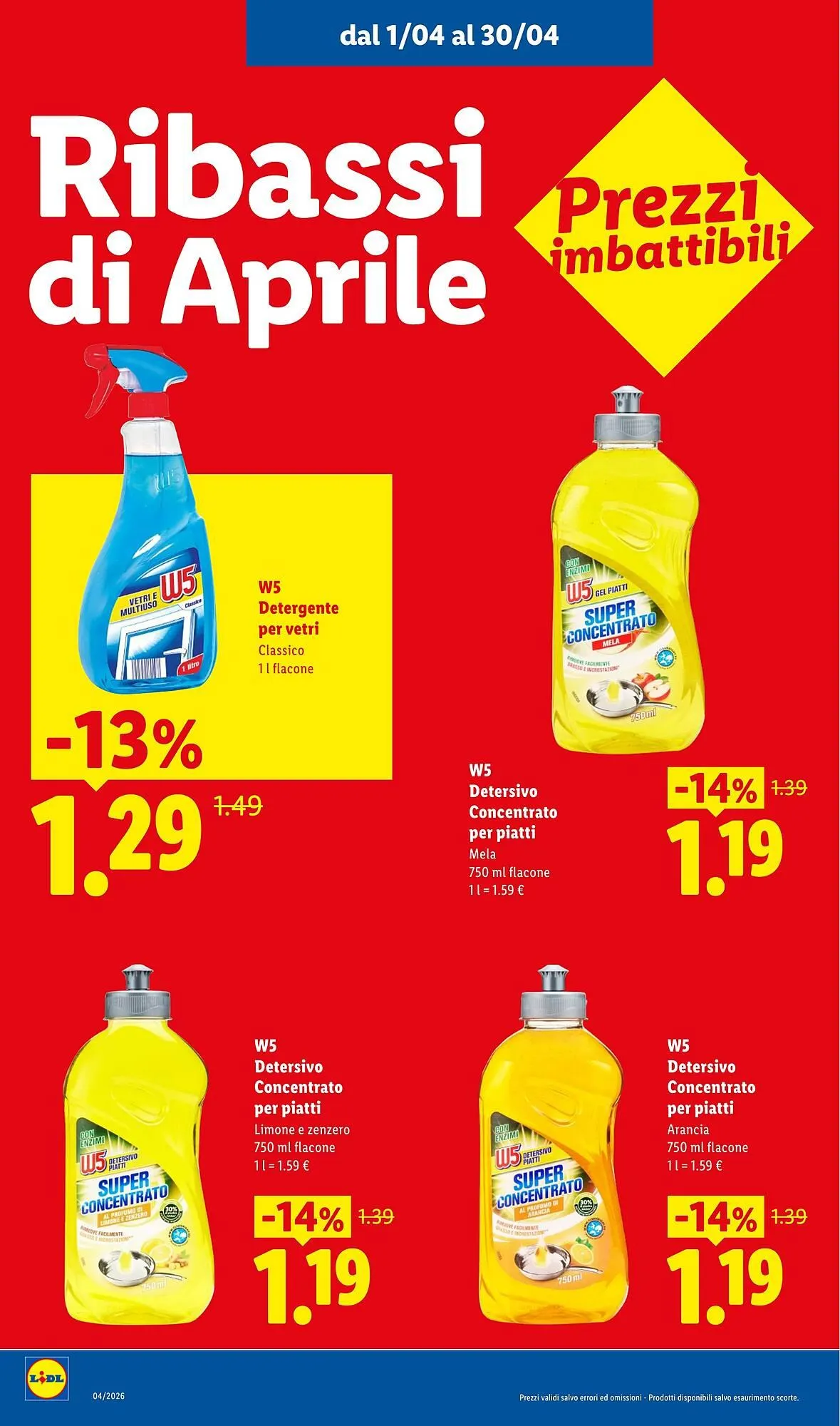 Volantino Lidl da 1 aprile a 30 aprile di 2026 - Pagina del volantino 14