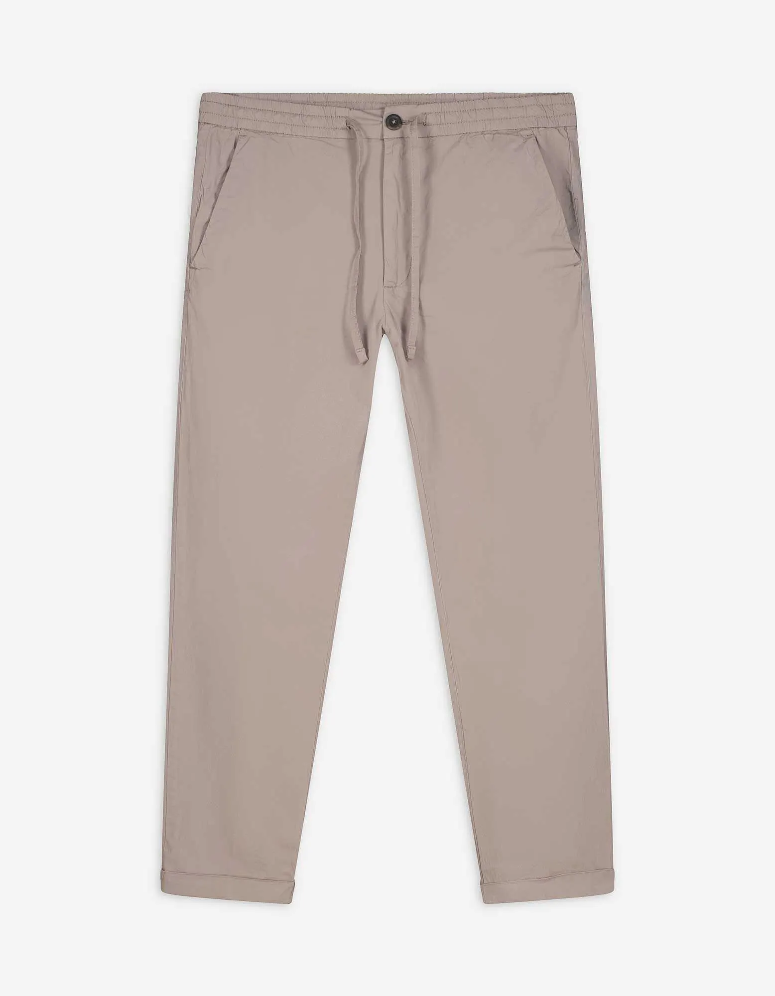 Pantaloni - Vita elasticizzata - beige