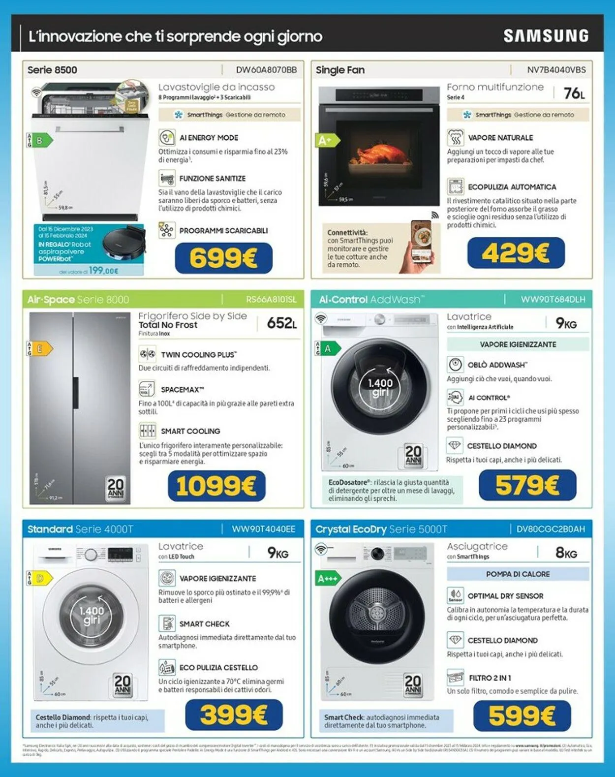 Euronics - Corso Umberto, 95, 07012, Bonorva (SS) Volantino attuale da 2 gennaio a 17 gennaio di 2024 - Pagina del volantino 5