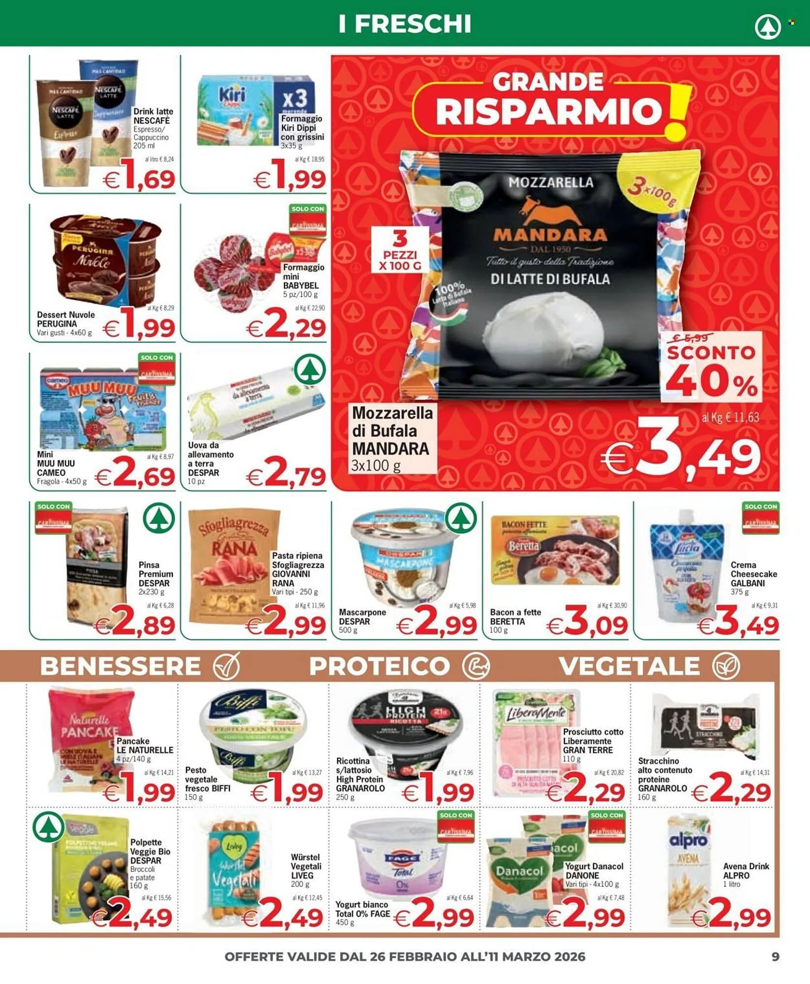 Volantino Eurospar da 26 febbraio a 11 marzo di 2026 - Pagina del volantino 9
