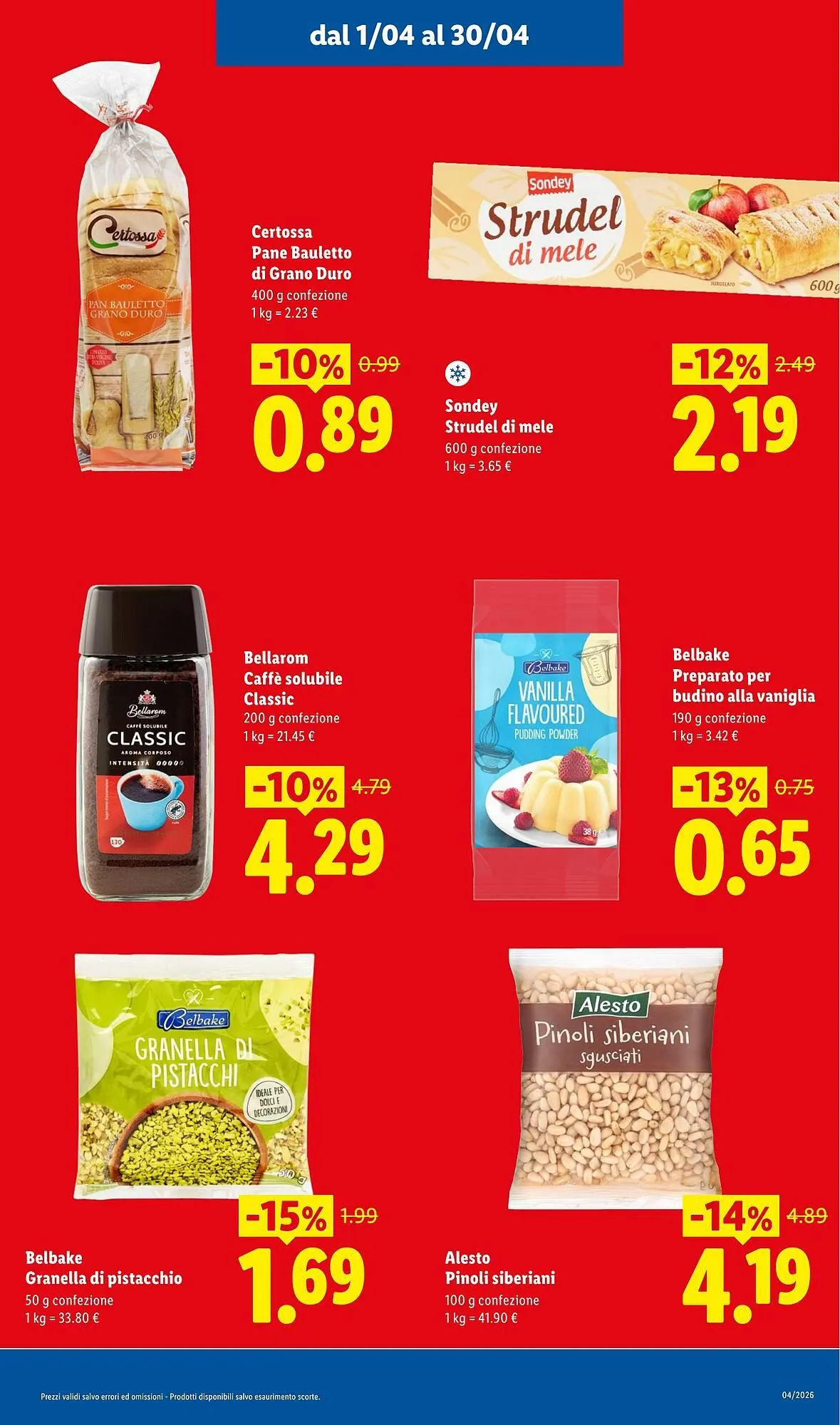 Volantino Lidl da 1 aprile a 30 aprile di 2026 - Pagina del volantino 7