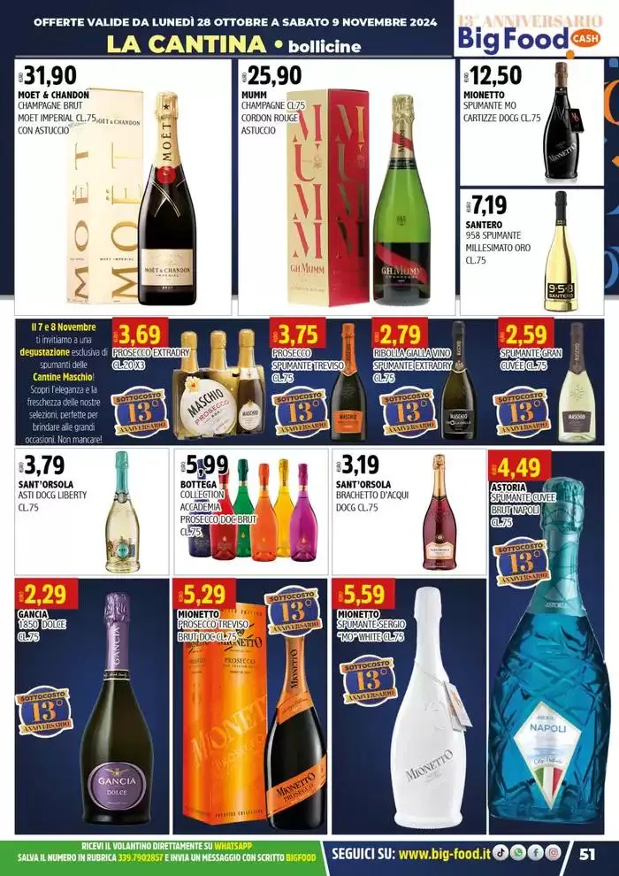 Festeggiamo il nostro 13 anniversario da 28 ottobre a 9 novembre di 2024 - Pagina del volantino 51