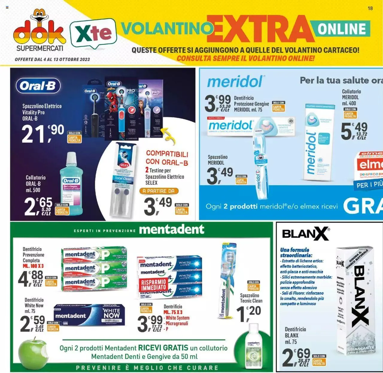 Volantino DOK da 4 ottobre a 13 ottobre di 2023 - Pagina del volantino 18