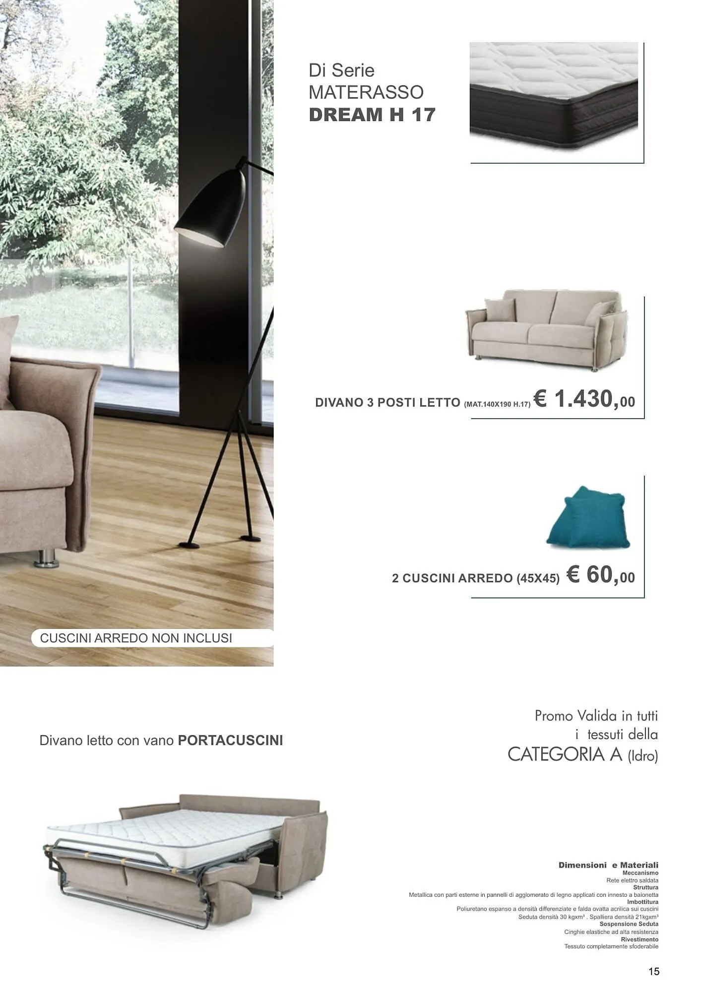 Volantino Outlet Divani da 15 ottobre a 31 dicembre di 2024 - Pagina del volantino 15