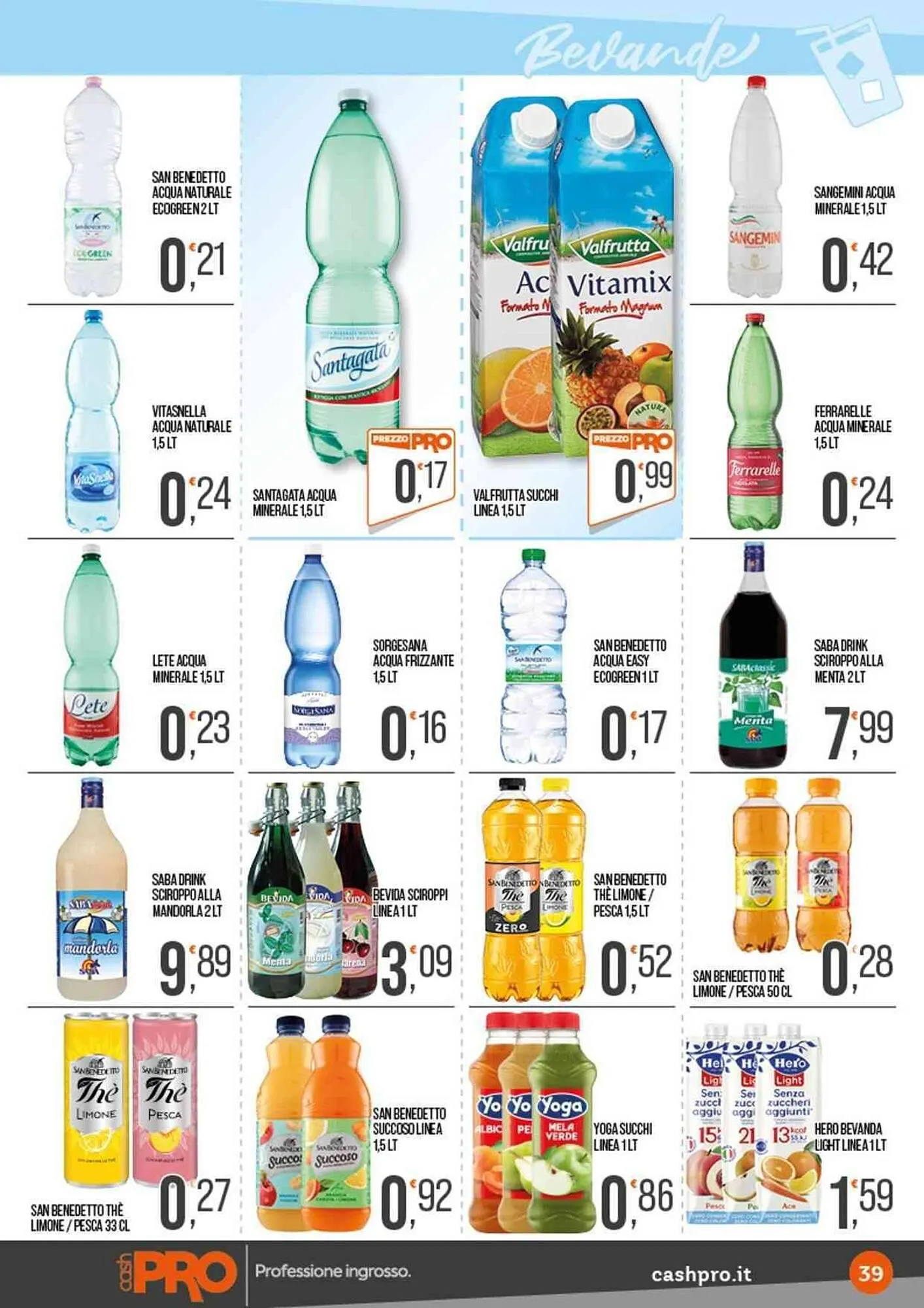 Volantino Cash pro da 26 maggio a 8 giugno di 2025 - Pagina del volantino 39