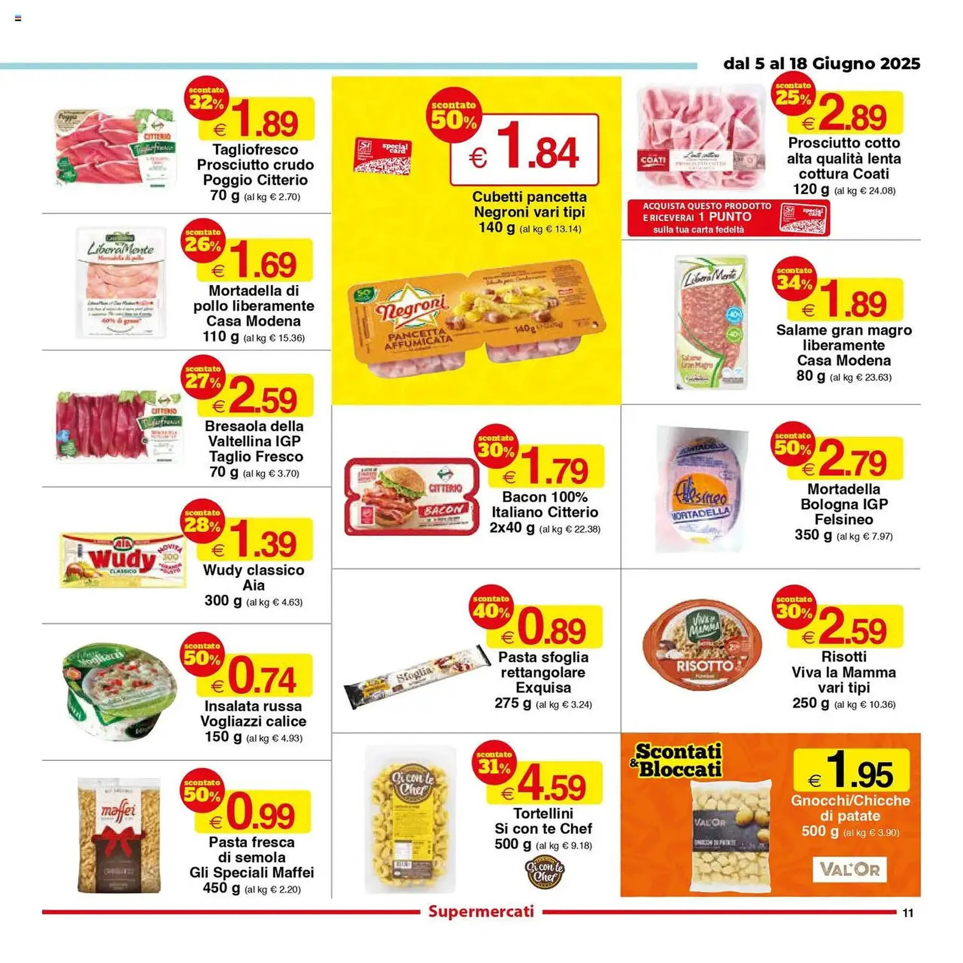 Volantino Sì con te da 5 giugno a 18 giugno di 2025 - Pagina del volantino 11