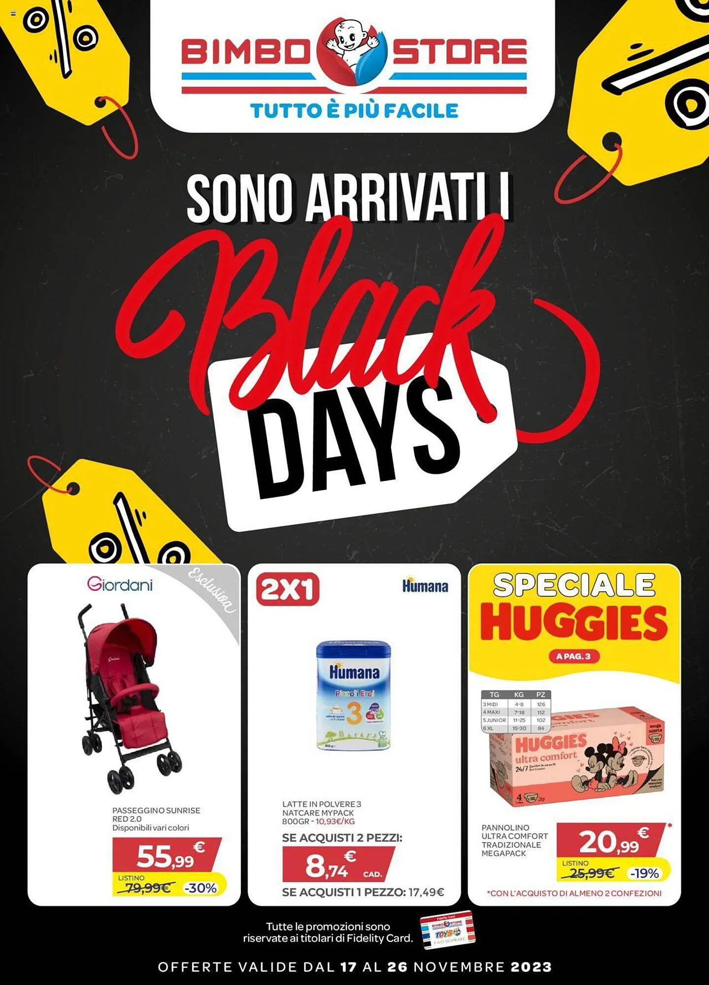 Volantino Bimbo Store da 17 novembre a 26 novembre di 2023 - Pagina del volantino 1