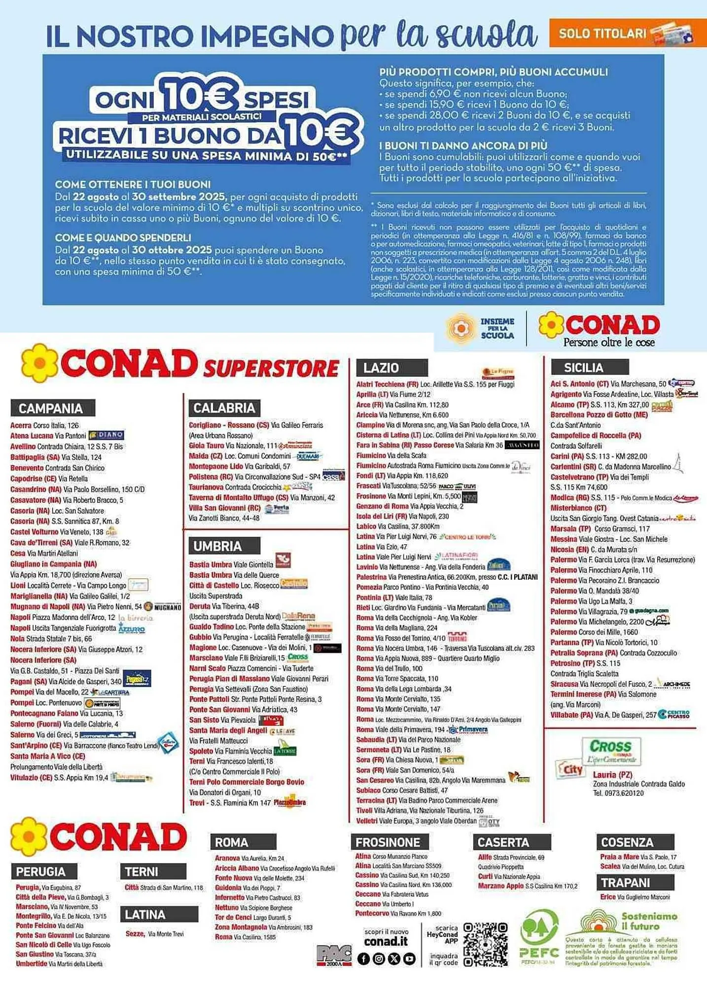 Volantino Conad da 22 agosto a 30 settembre di 2025 - Pagina del volantino 12