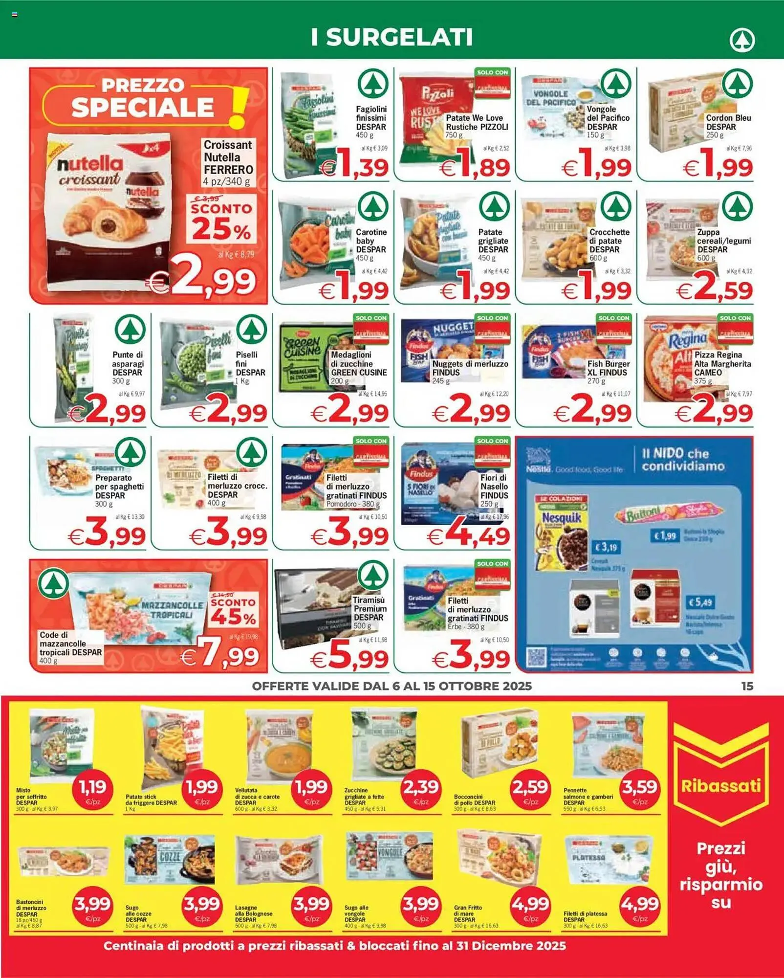 Volantino Eurospar da 6 ottobre a 15 ottobre di 2025 - Pagina del volantino 15