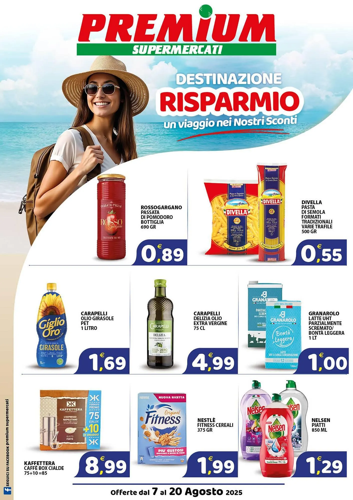 Volantino Premium Supermercati da 7 agosto a 20 agosto di 2025 - Pagina del volantino 1