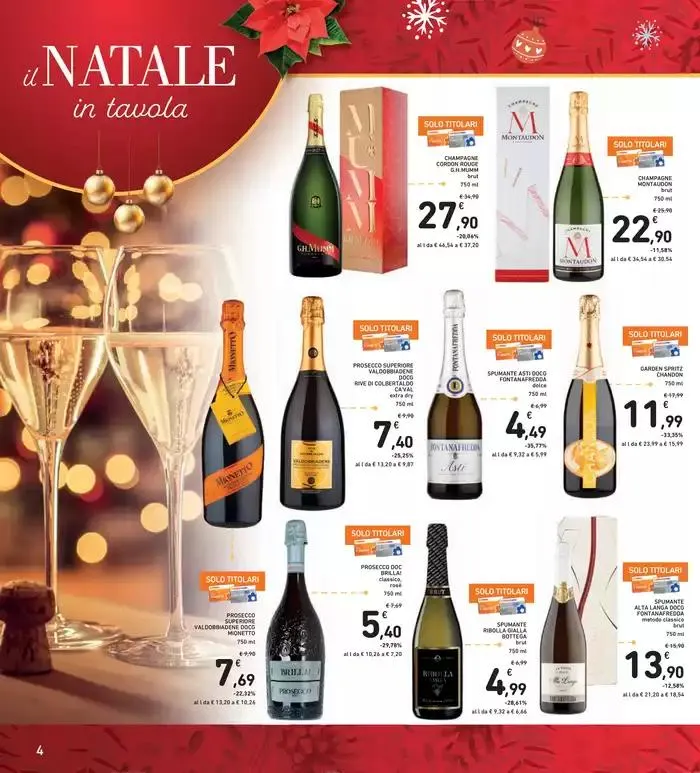 A Natale vivi una esperienza di gusto Sapori & Buone Feste da 12 dicembre a 26 dicembre di 2024 - Pagina del volantino 4