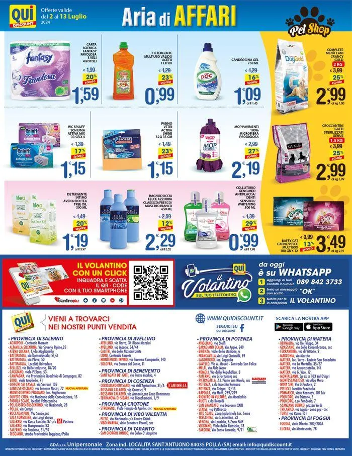 Aria di affari da 2 luglio a 13 luglio di 2024 - Pagina del volantino 8
