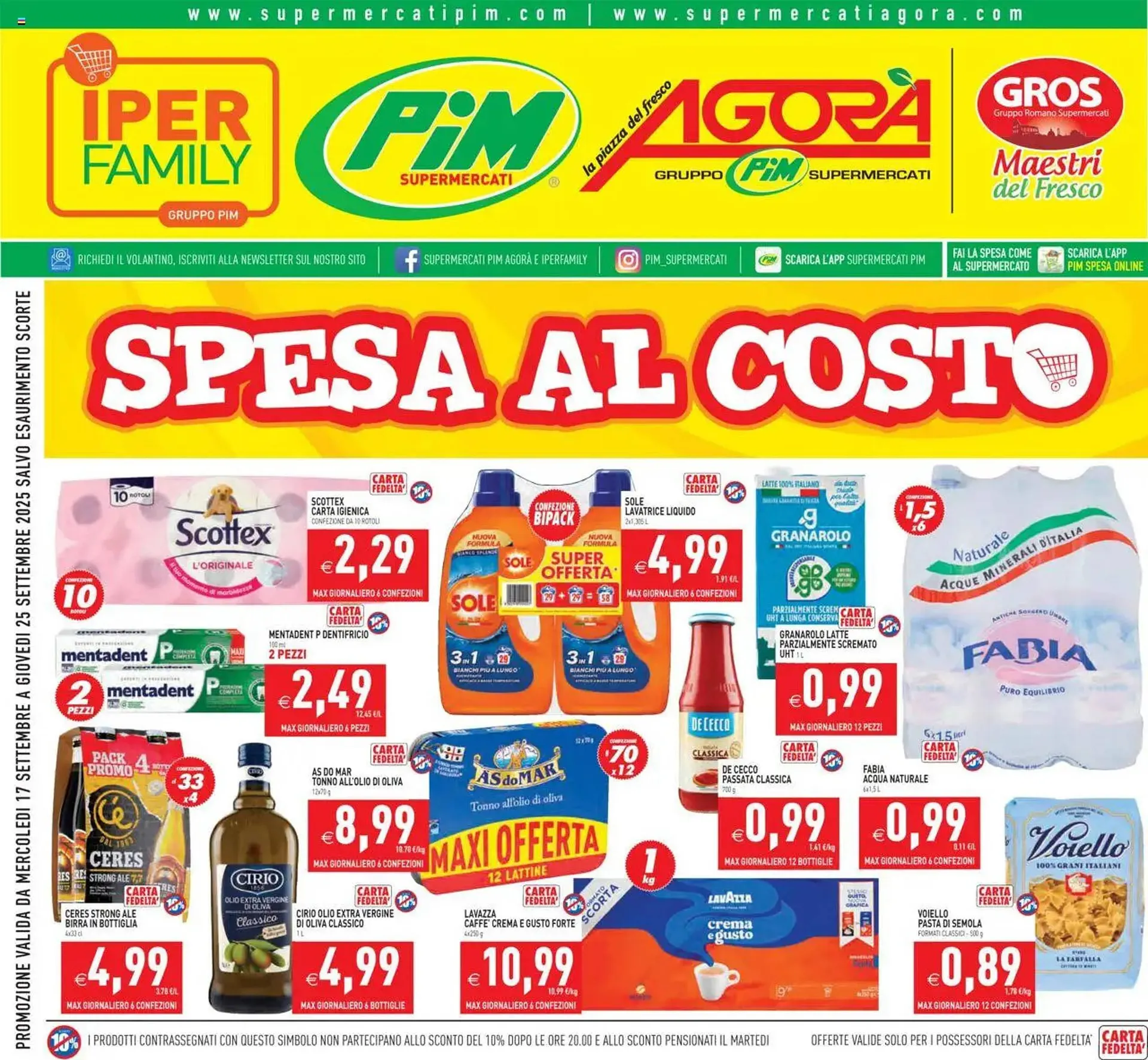 Volantino Iperfamily da 17 settembre a 25 settembre di 2025 - Pagina del volantino 1