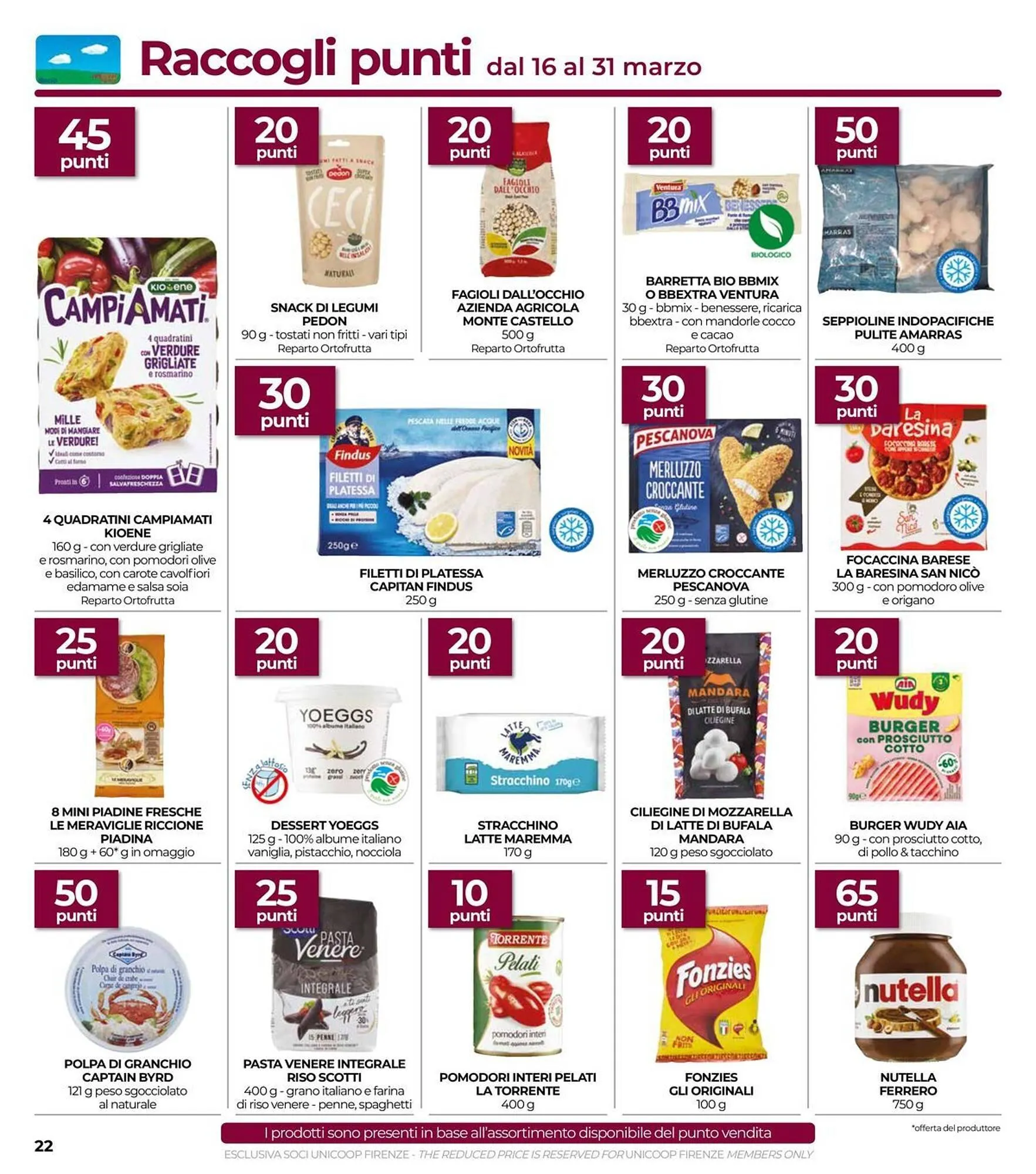 Volantino Unicoop da 12 marzo a 25 marzo di 2026 - Pagina del volantino 22