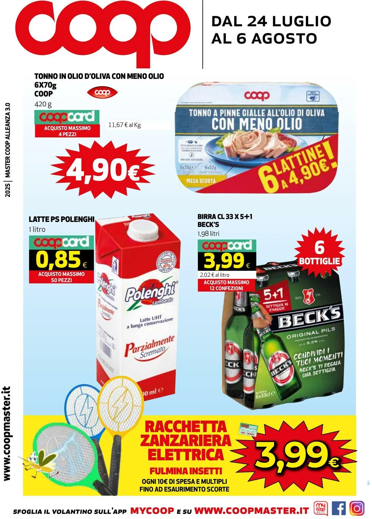 Coop Volantino attuale da 24 luglio a 6 agosto di 2025 - Pagina del volantino 1