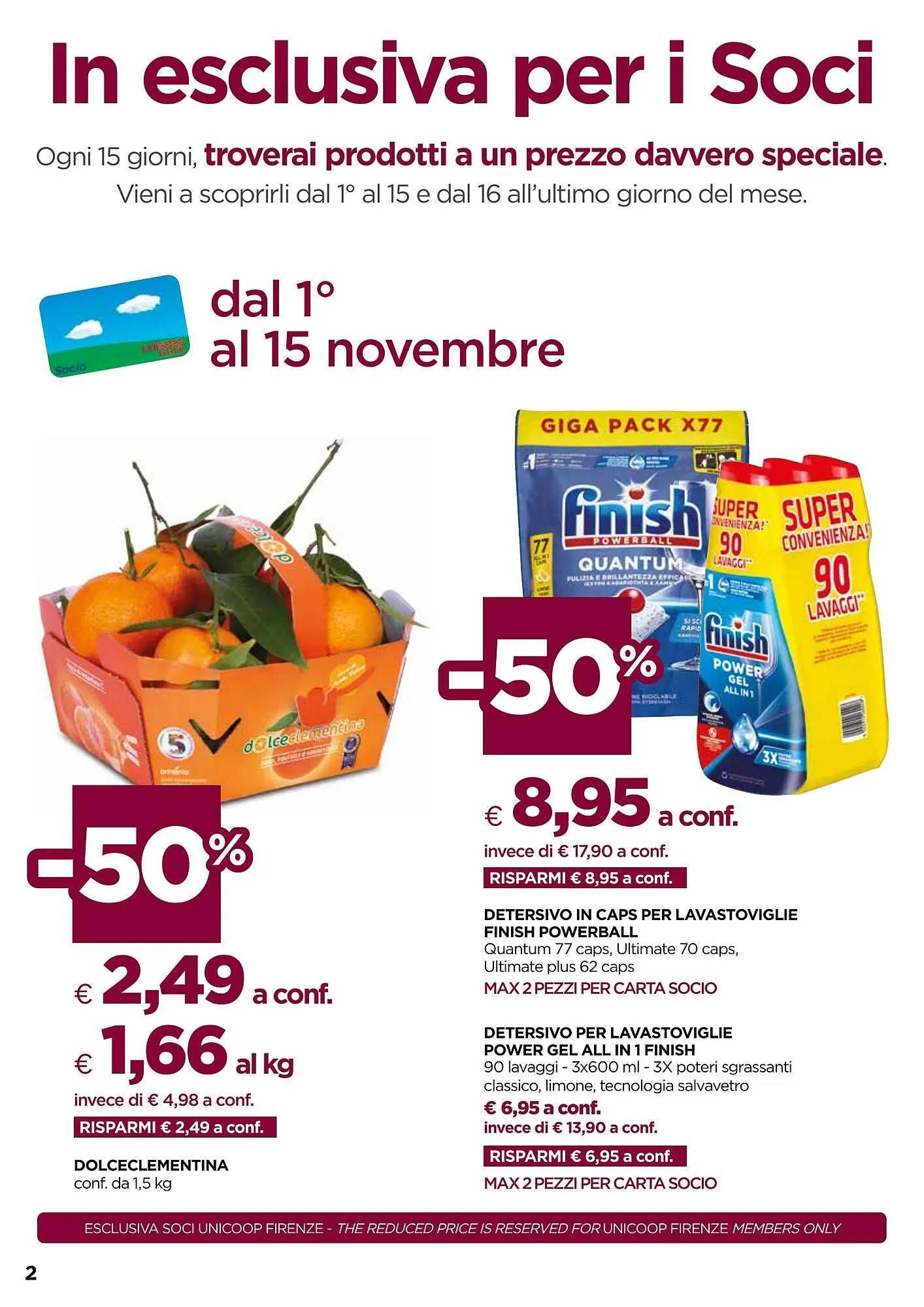 Volantino Unicoop da 7 novembre a 20 novembre di 2024 - Pagina del volantino 2