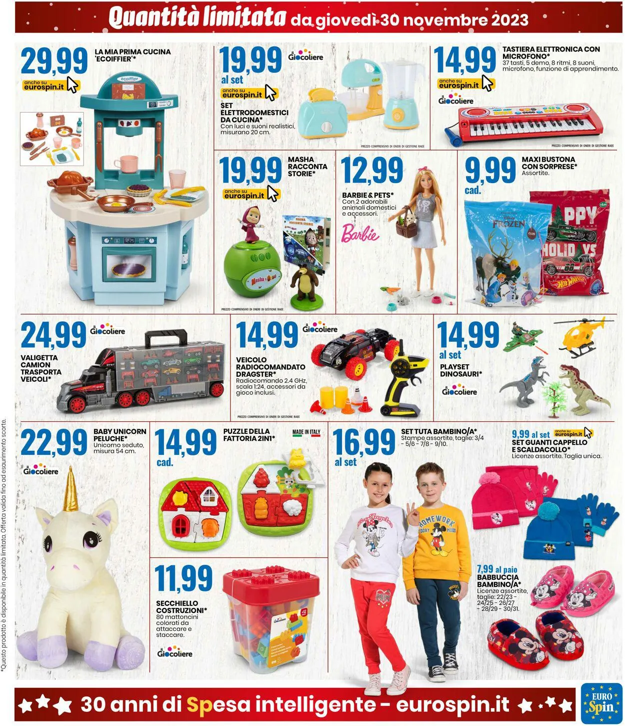 EURO Spin Volantino attuale da 30 novembre a 10 dicembre di 2023 - Pagina del volantino 17