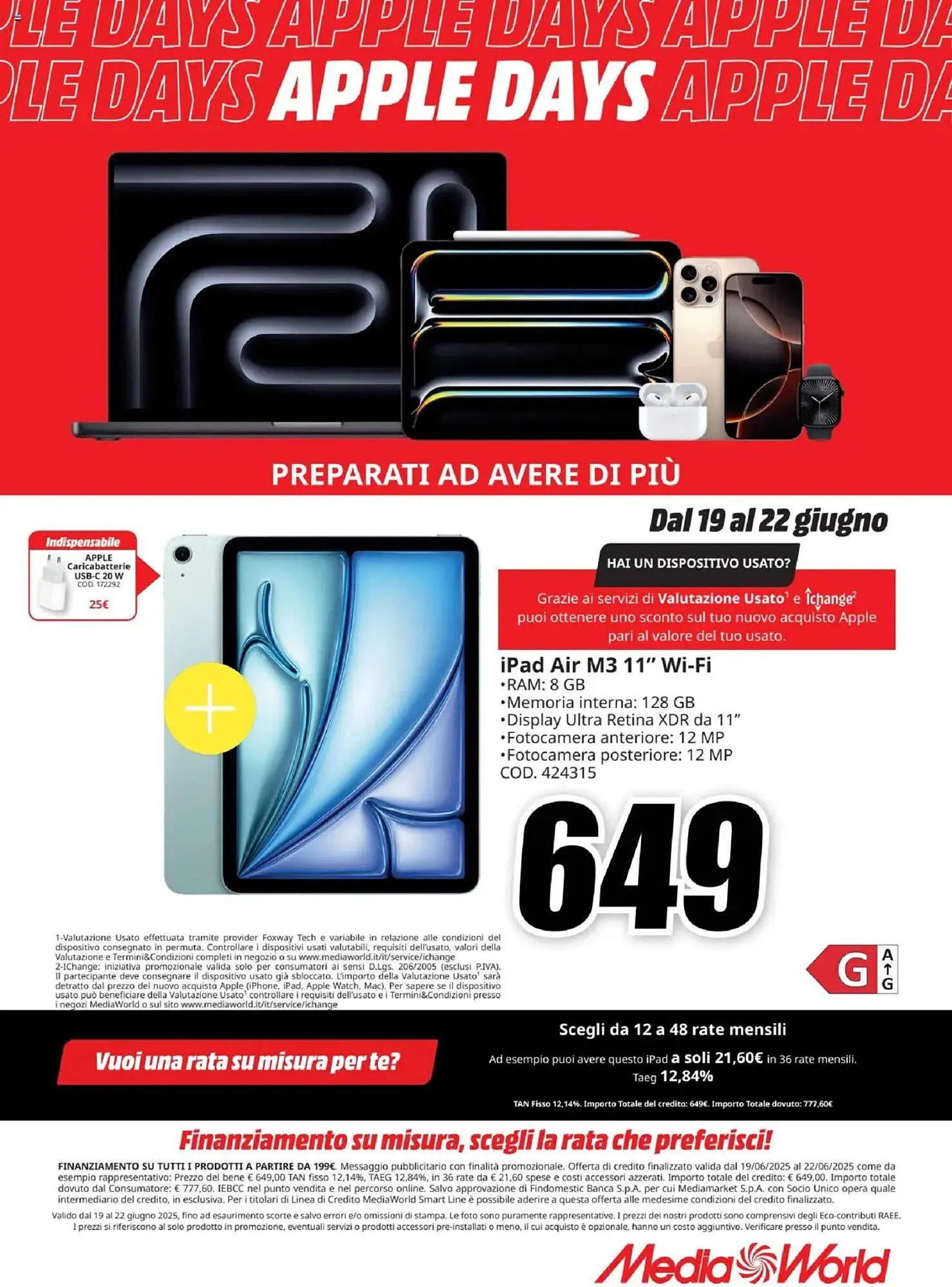 Volantino MediaWorld da 19 giugno a 22 giugno di 2025 - Pagina del volantino 9