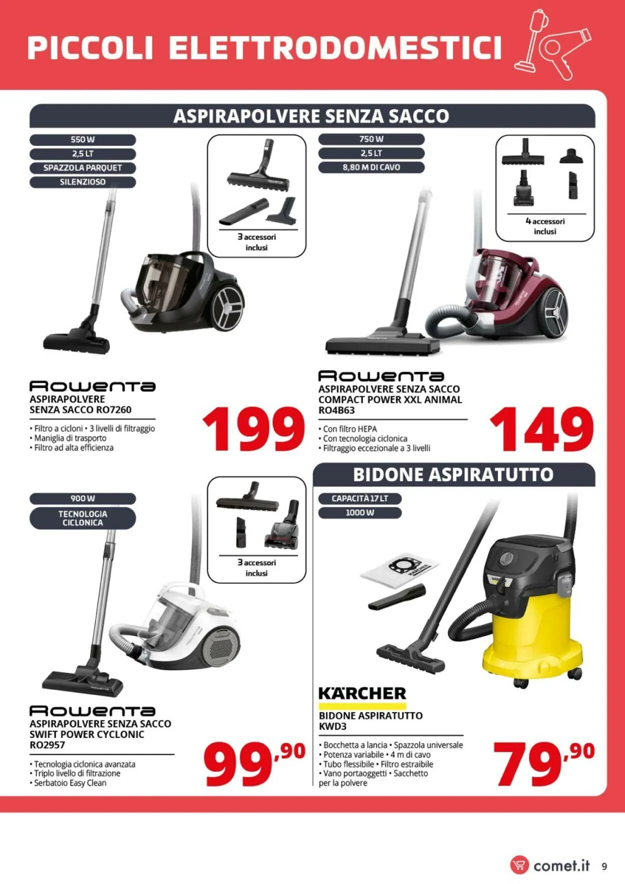 Comet Volantino attuale da 6 novembre a 12 novembre di 2025 - Pagina del volantino 9