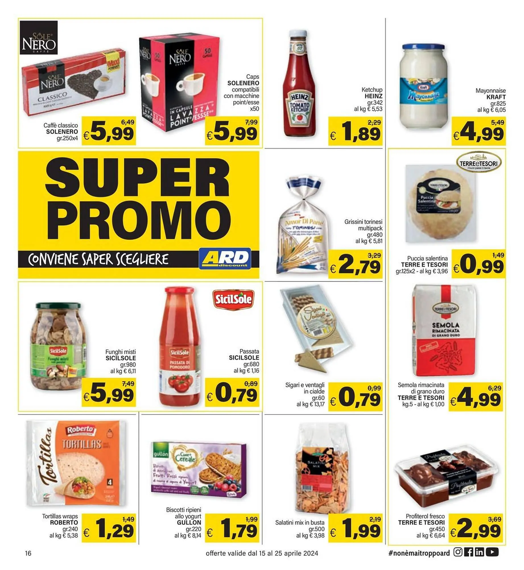 Volantino Ard Discount da 15 aprile a 25 aprile di 2024 - Pagina del volantino 16