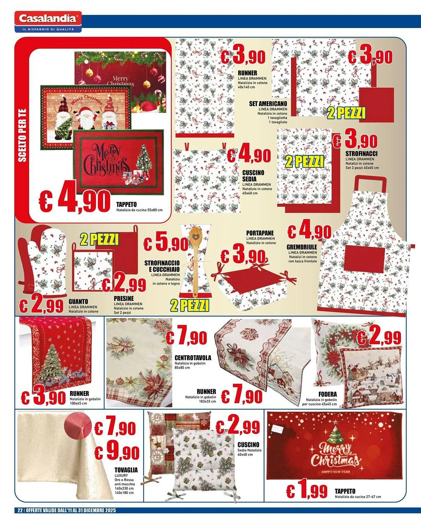 Volantino Casalandia da 11 dicembre a 31 dicembre di 2025 - Pagina del volantino 22