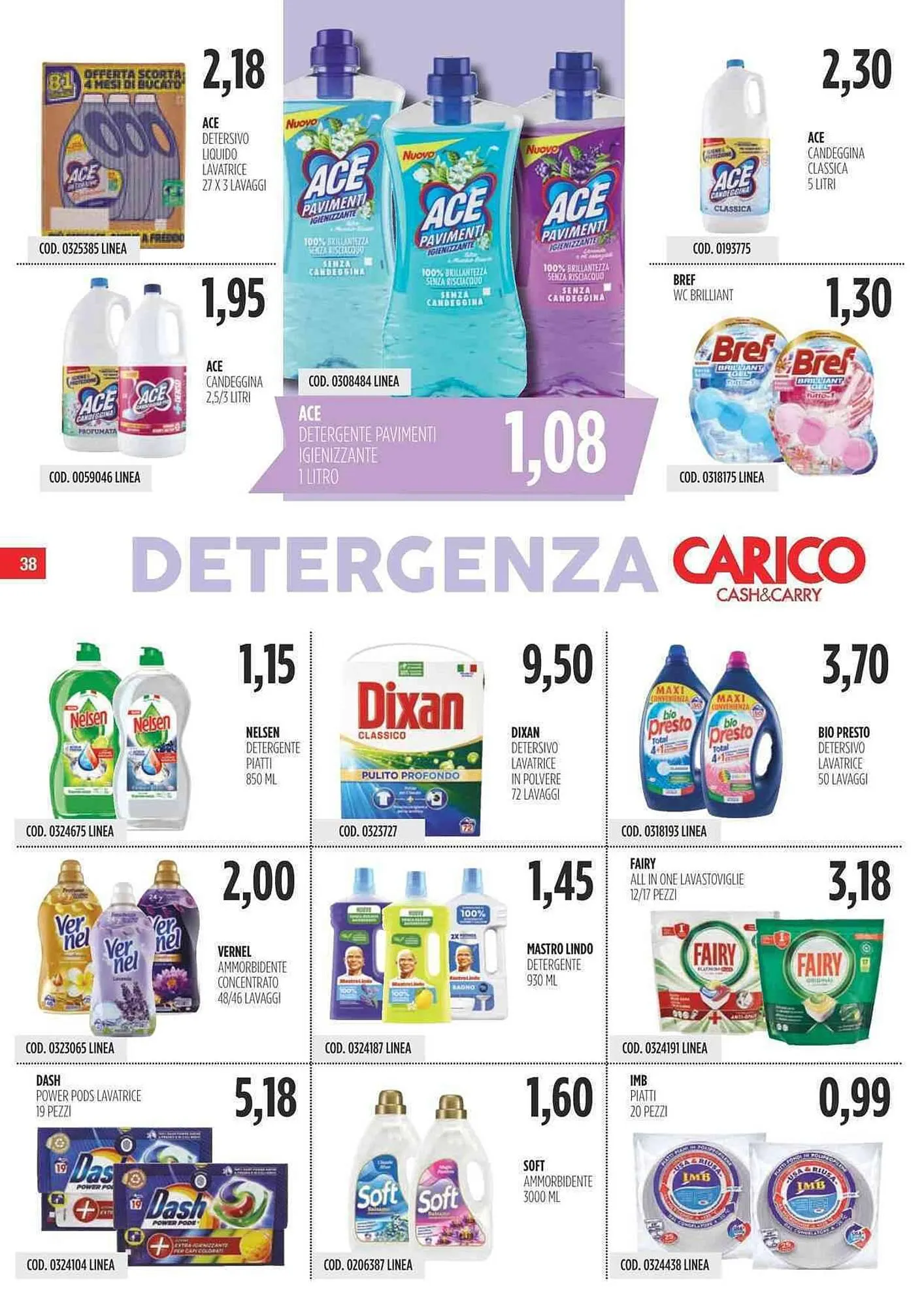 Volantino Carico Cash & Carry da 15 febbraio a 28 febbraio di 2024 - Pagina del volantino 38