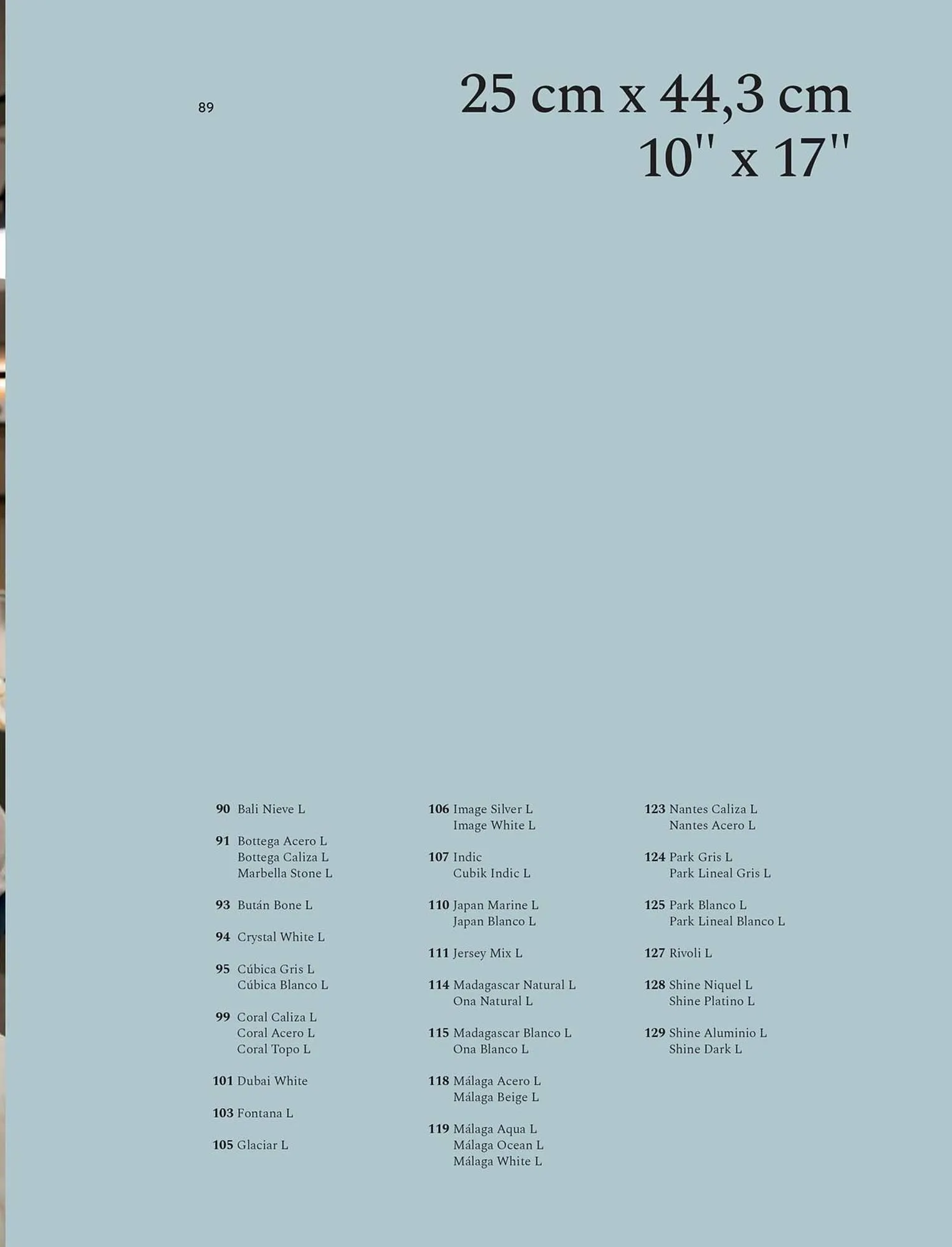 Catalogue Porcelanosa du 27 juin au 31 décembre 2025 - Catalogue page 89