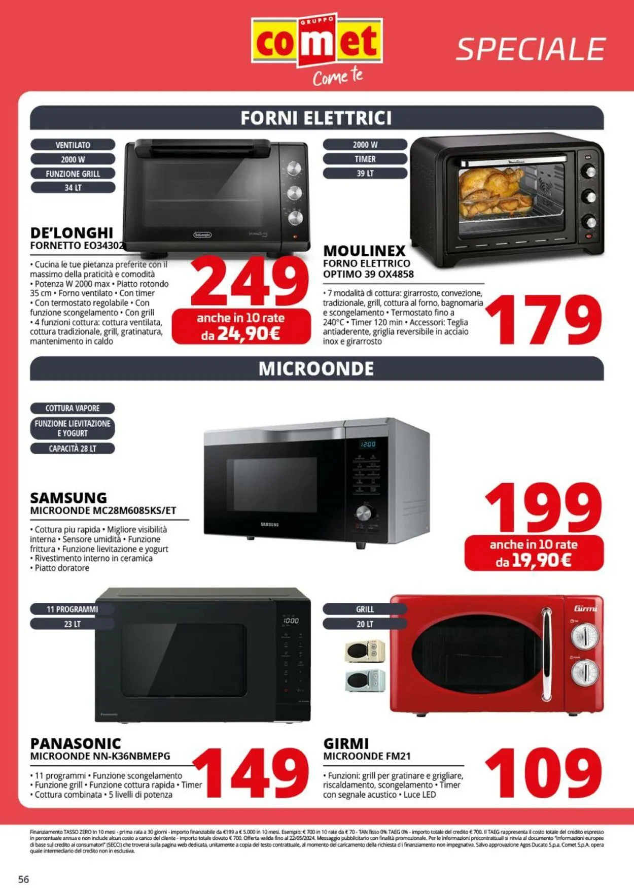 Comet Volantino attuale da 9 maggio a 22 maggio di 2024 - Pagina del volantino 56